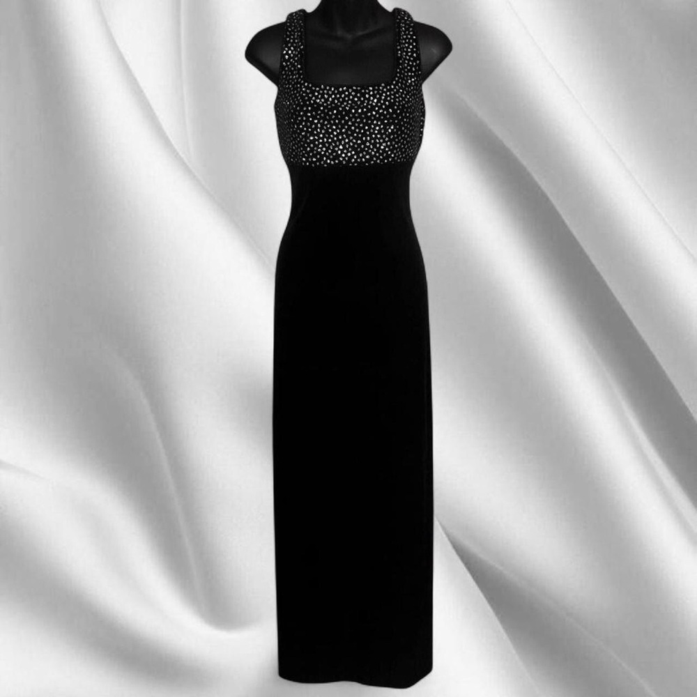 90s Algo Velvet Maxi Dress